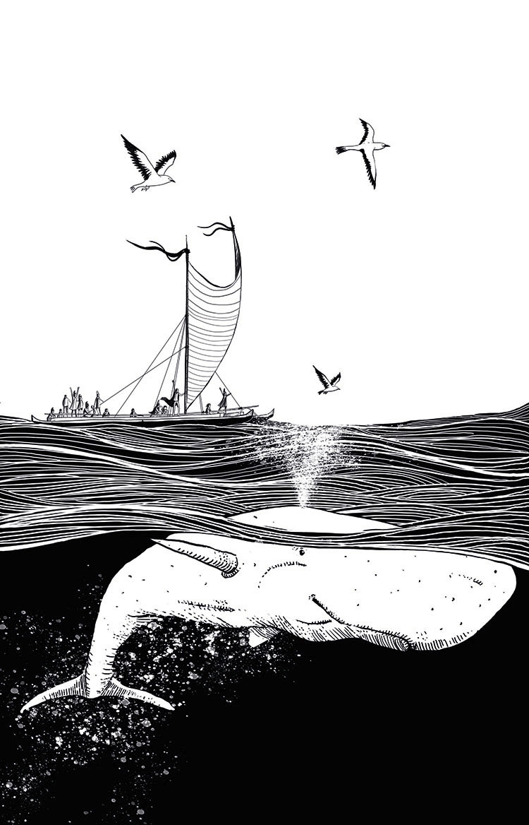 HBBR 20183649 TXT F 05 - Giclée prints of "The story of a white Whale"